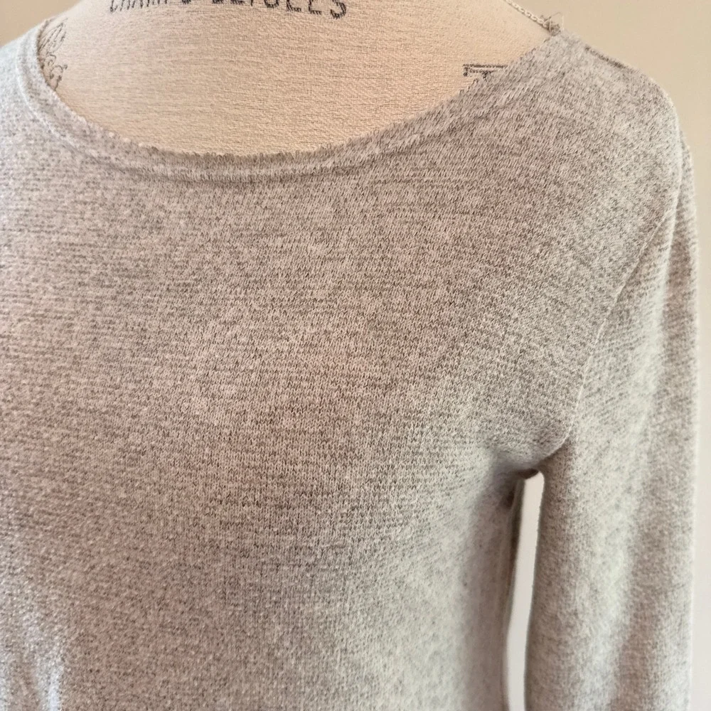 Moth Women's Oatmeal Long Sleeve Sweater Midi Dress Size S